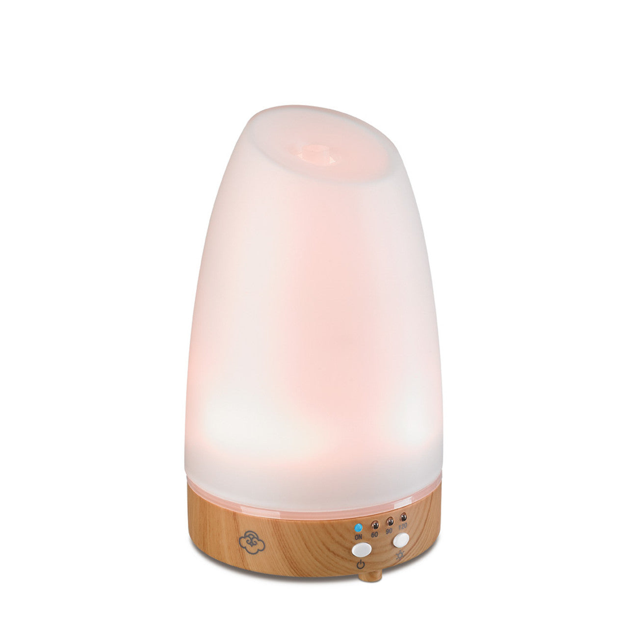 Astro White Glass Ultrasonic Diffuser with Timer and Rotating LED Light Astro White Glass Ultrasonic Diffuser with Timer and Rotating LED Light