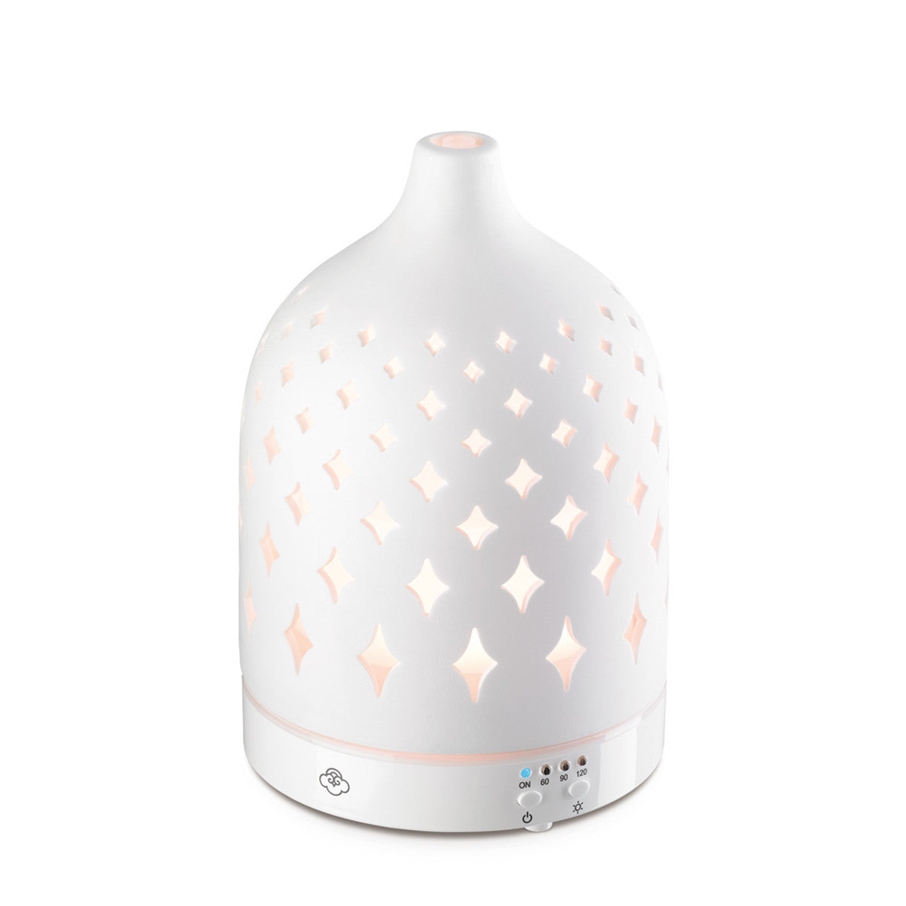 Stars Ceramic Ultrasonic Diffuser with Timer, Auto Shut-Off and LED Stars Ceramic Ultrasonic Diffuser with Timer, Auto Shut-Off and LED