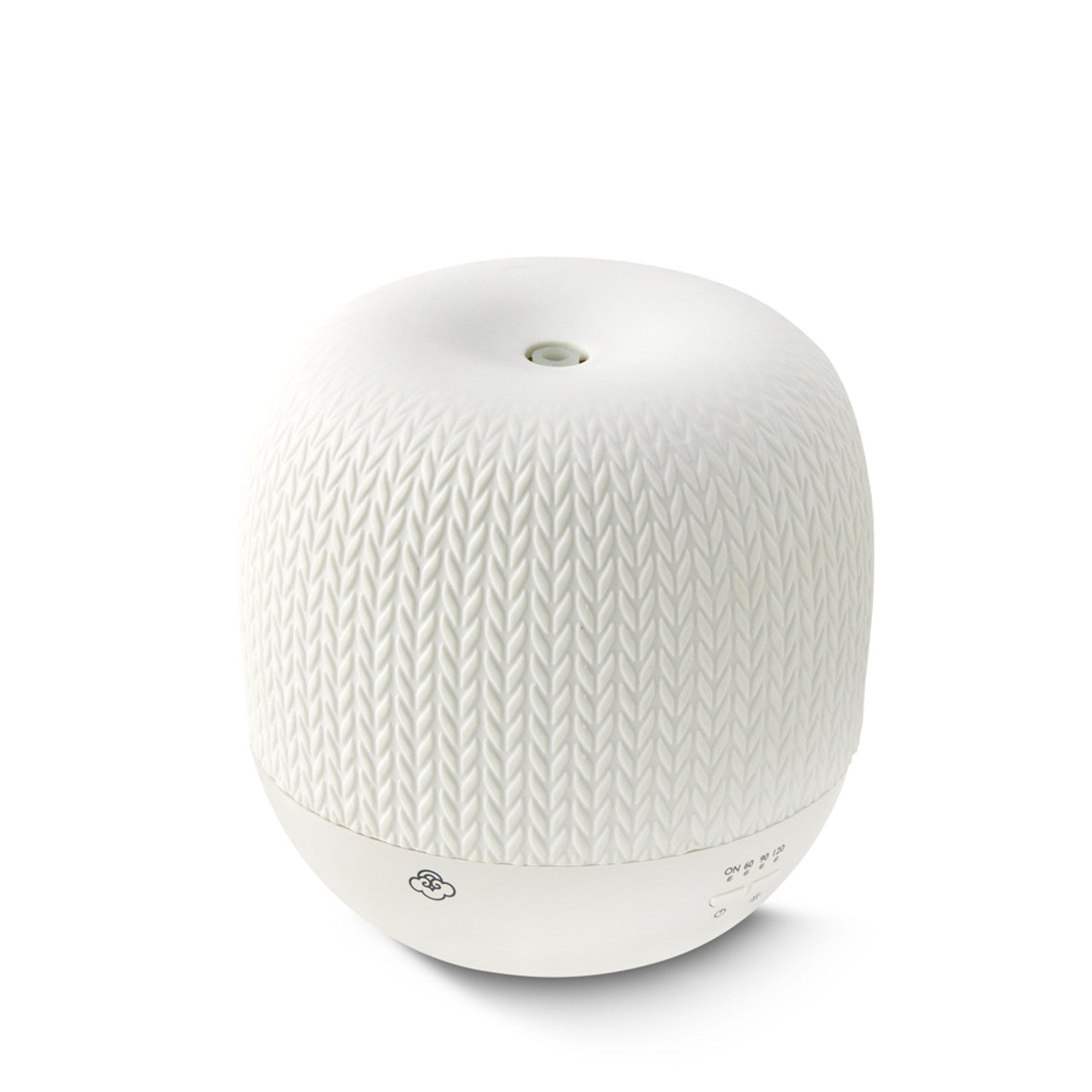 Knit Ceramic Ultrasonic Diffuser with Timer, Switch and LED Knit Ceramic Ultrasonic Diffuser with Timer, Switch and LED