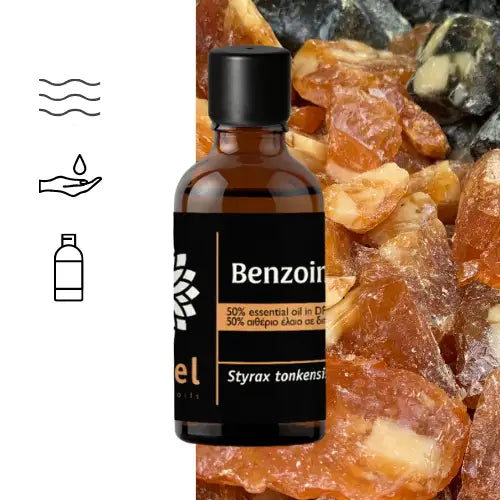 Benzoin benzoin (Styrax tonkinensis) resin oil 50% in DPG natural Benzoin benzoin (Styrax tonkinensis) resin oil 50% in DPG natural