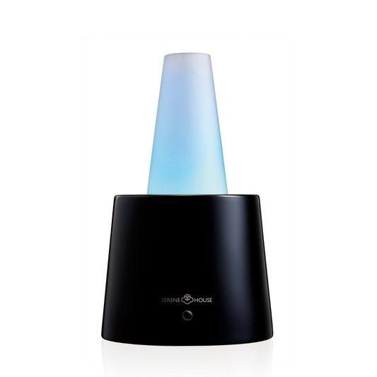 Dyfuzor Ultradźwiękowy Ceni Serene House z Porcelany i Szkła z Pilotem, LED i Timerem, dyfuzor Luksusowy