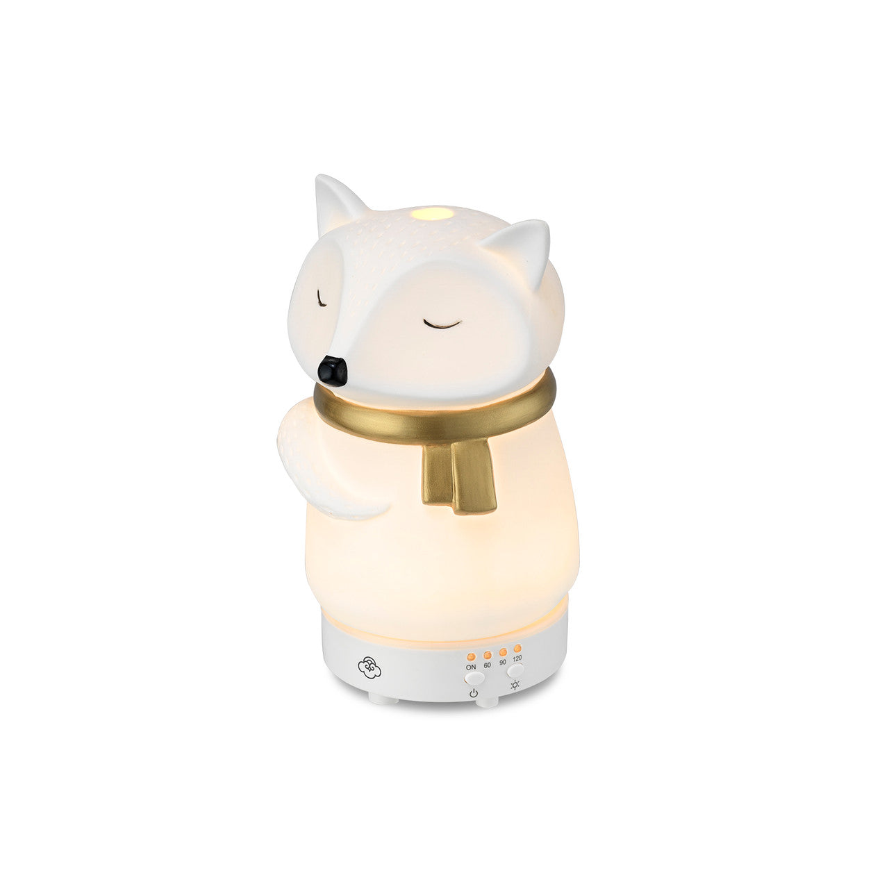 Snow Fox Modern Ceramic Aroma Diffuser and LED Air Humidifier Snow Fox Modern Ceramic Aroma Diffuser and LED Air Humidifier