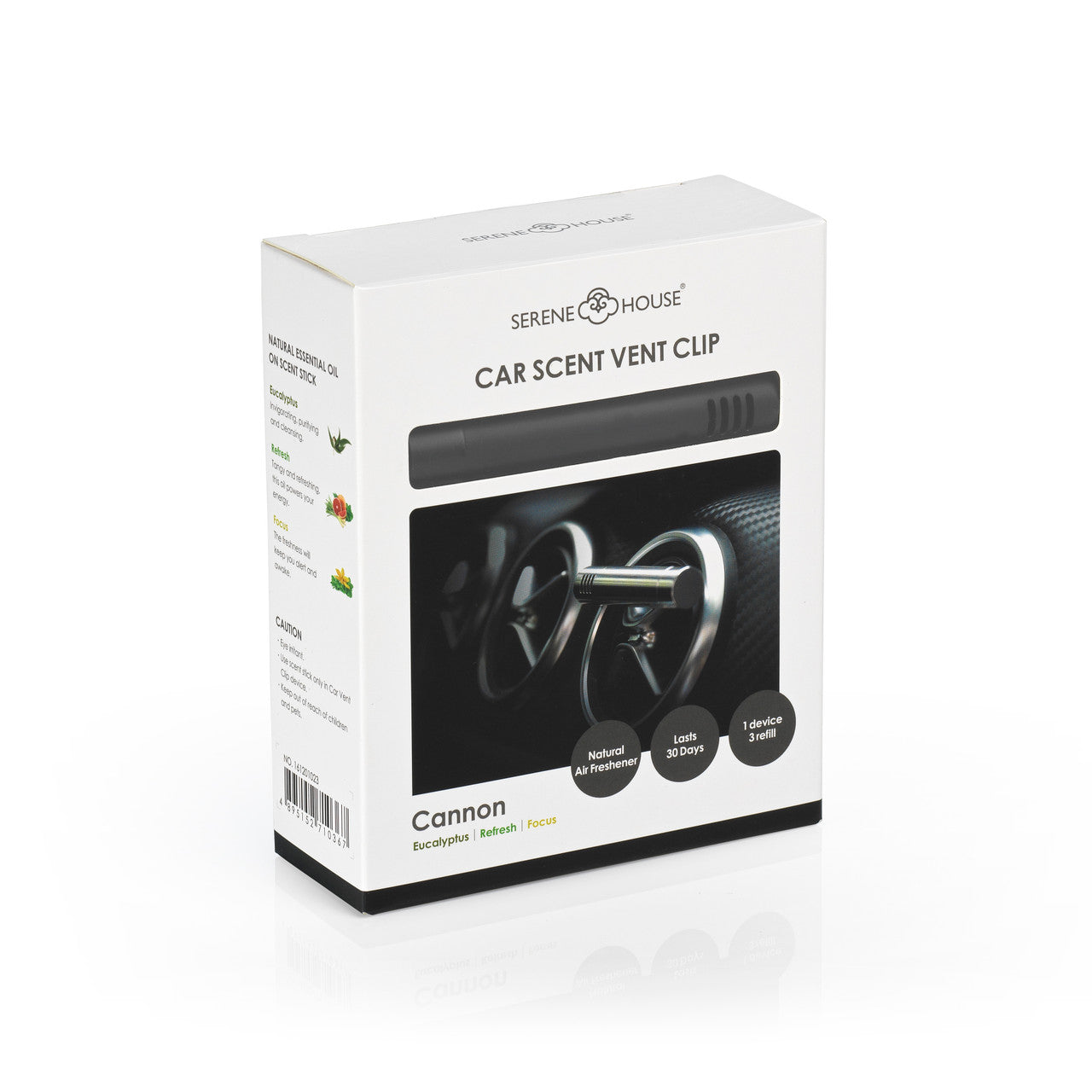 Cannon Black - car air freshener with essential oils Cannon Black - car air freshener with essential oils
