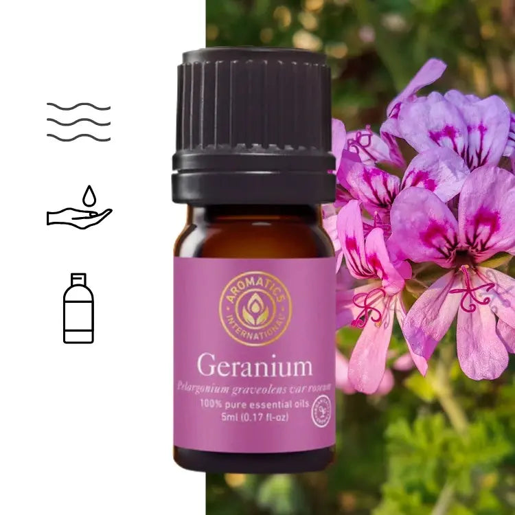 Olejek eteryczny Geranium Różane (Pelargonium graveolens var roseum)