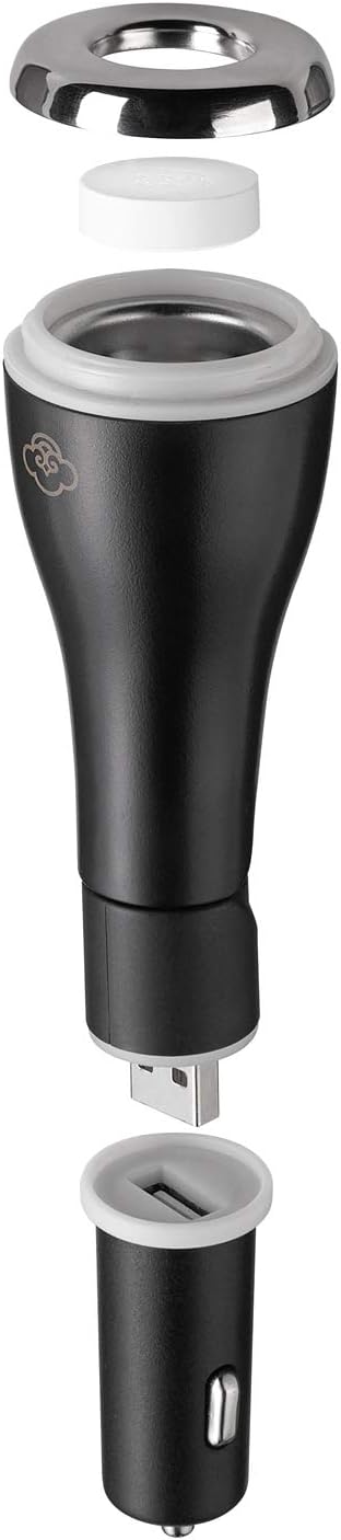 Knight Black Prestige - USB Car Essential Oil Diffuser Knight Black Prestige - USB Car Essential Oil Diffuser