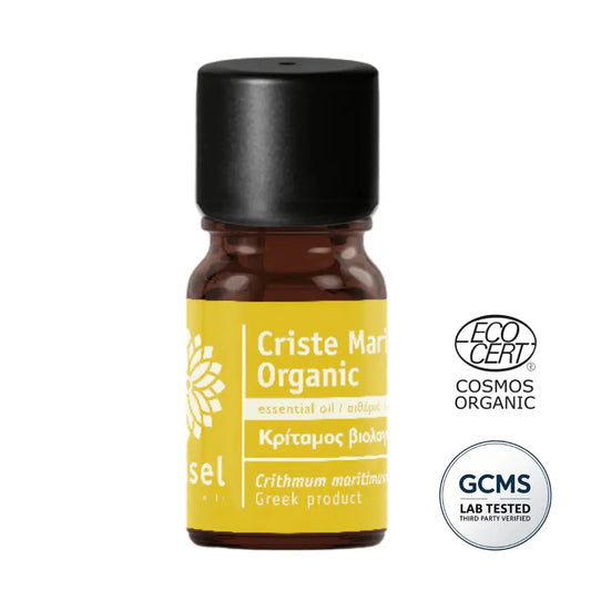 Olejek Eteryczny z Kopru Morskiego Vessel Essential (Crithmum maritimum) organiczny na cellulit i limfę