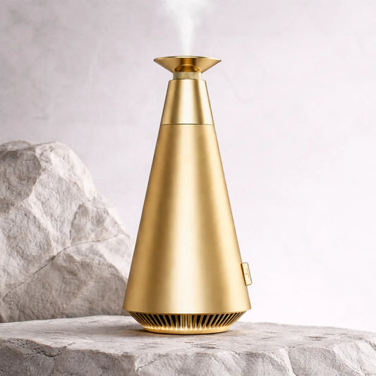 Lighthouse – bezprzewodowy smart dyfuzor zapachowy z baterią, Bluetooth i oświetleniem LED, dyfuzor bezwodny