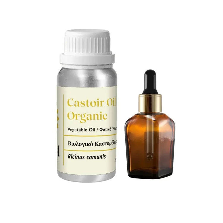 Olej rycynowy organiczny (Ricinus communis) tłoczony na zimno, nierafinowany Olej rycynowy organiczny (Ricinus communis) tłoczony na zimno, nierafinowany