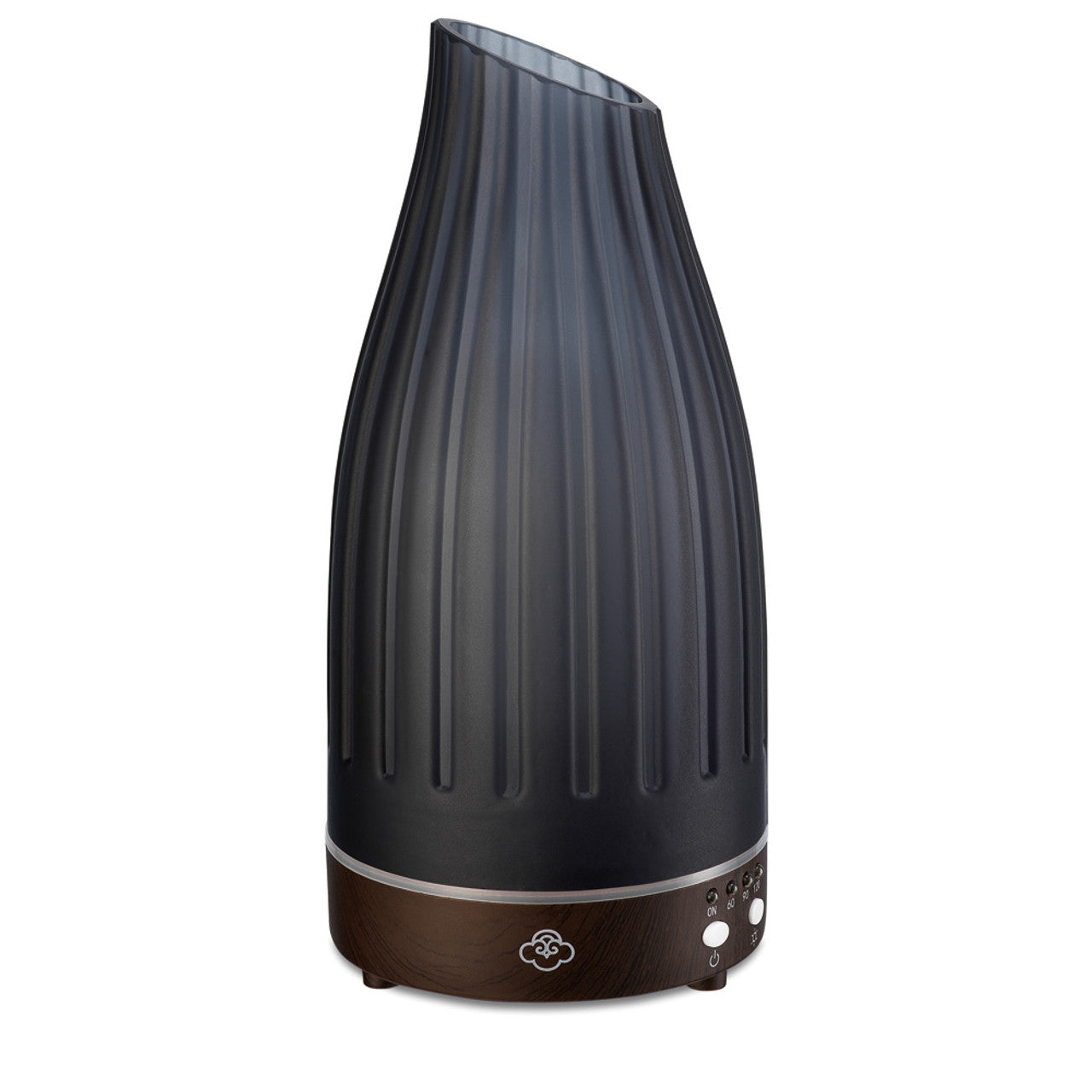 Twilight Grey Glas-Ultraschalldiffusor mit Timer und rotierendem LED-Licht Twilight Grey Glas-Ultraschalldiffusor mit Timer und rotierendem LED-Licht