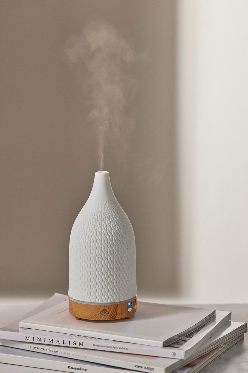 Crochet Ultrasonic Ceramic Aroma Diffuser with Timer Crochet Ultrasonic Ceramic Aroma Diffuser with Timer