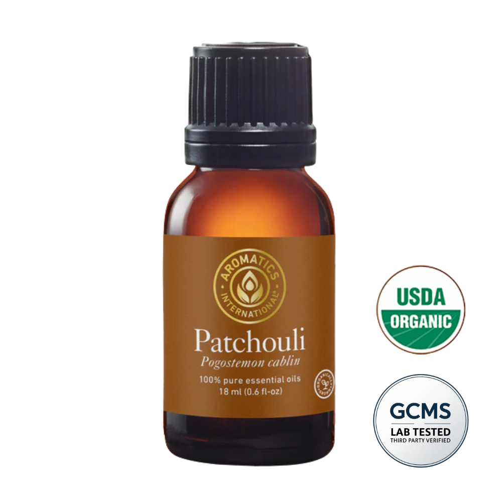 Olejek eteryczny brodziec paczulka Paczuli Patchouli (Pogostemon cablin) organiczny