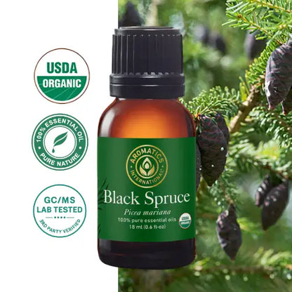 Olejek eteryczny Świerk Czarny Black Spruce (Picea mariana) organiczny