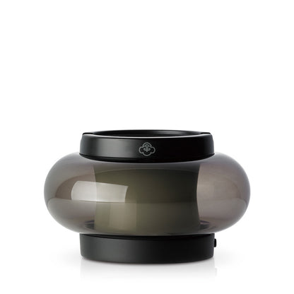 Arc Grey Glass Scented Wax Warmer for Refills – USB, LED, Smoke and Soot Free