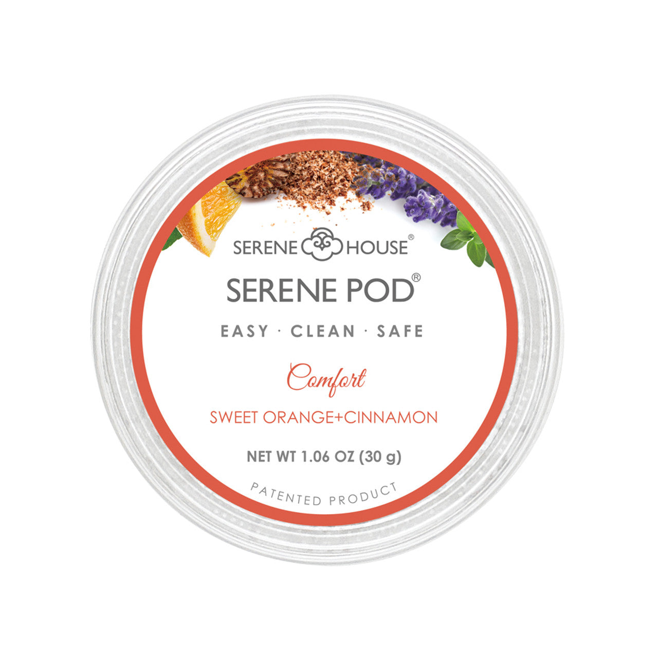 Sweet Orange, Cinnamon, naturalny wosk sojowy do podgrzewacza 