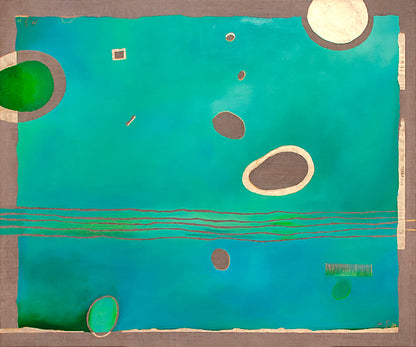 Gardens of Well-Being – Cosmic Caffeine/#2 – Modern abstract paintings for the living room