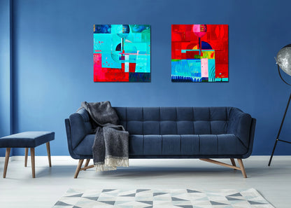 Soul Description/Fullness – Beautiful hand-painted abstract painting