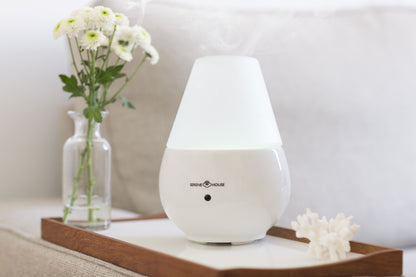 Vulcan III Lux Collection – Ultraschall-Diffusor aus Glas und Keramik mit Fernbedienung und LED
