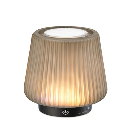 FLOW Szklany Podgrzewacz Wosku Zapachowego USB z LED i timerem – bez dymu i sadzy