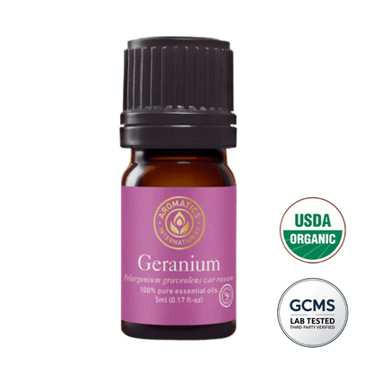 Rose Geranium Essential Oil (Pelargonium graveolens var roseum)