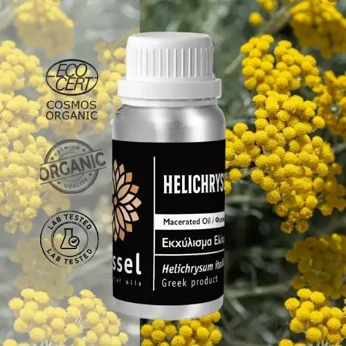 Macerat olejowy z kocanki włoskiej (Helichrysum italicum/ Olea Europaea L.) organiczny