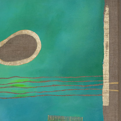 Gardens of Well-Being – Cosmic Caffeine/#2 – Modern abstract paintings for the living room