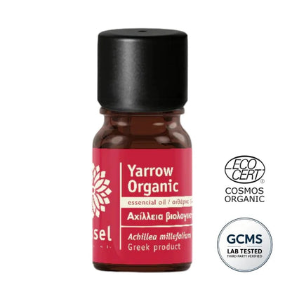 Yarrow (Achillea millefolium) Essential Oil, certified organic