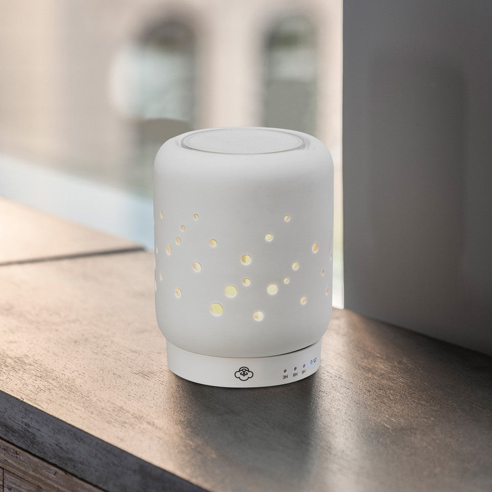 Starlight Ceramiczny Podgrzewacz Wosku Zapachowego z USB podświetleniem LED