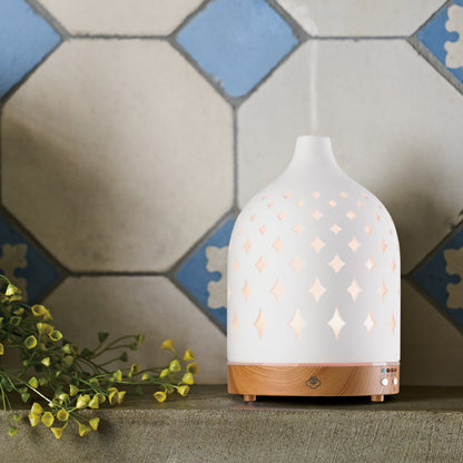 Supernova Ceramic Ultrasonic Diffuser with Timer, Auto Shut-off and LED