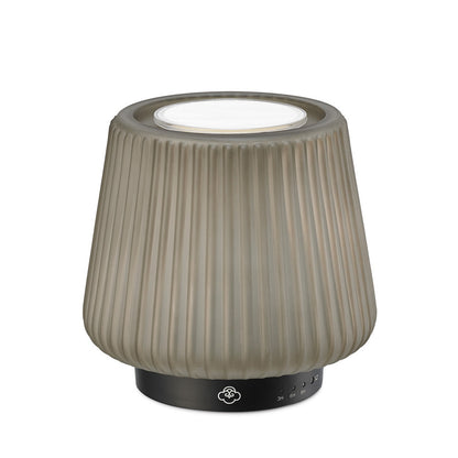 FLOW Szklany Podgrzewacz Wosku Zapachowego USB z LED i timerem – bez dymu i sadzy