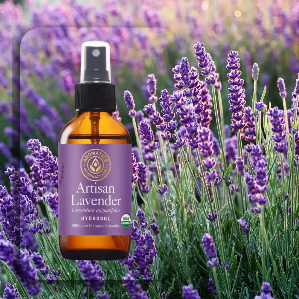 Hydrolat Lawendowy Lawenda Artisan (Lavandula angustifolia) – organiczny, do pielęgnacji skóry i aromaterapii snu