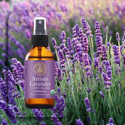 Hydrolat Lawendowy Lawenda Artisan (Lavandula angustifolia) – organiczny, do pielęgnacji skóry i aromaterapii snu
