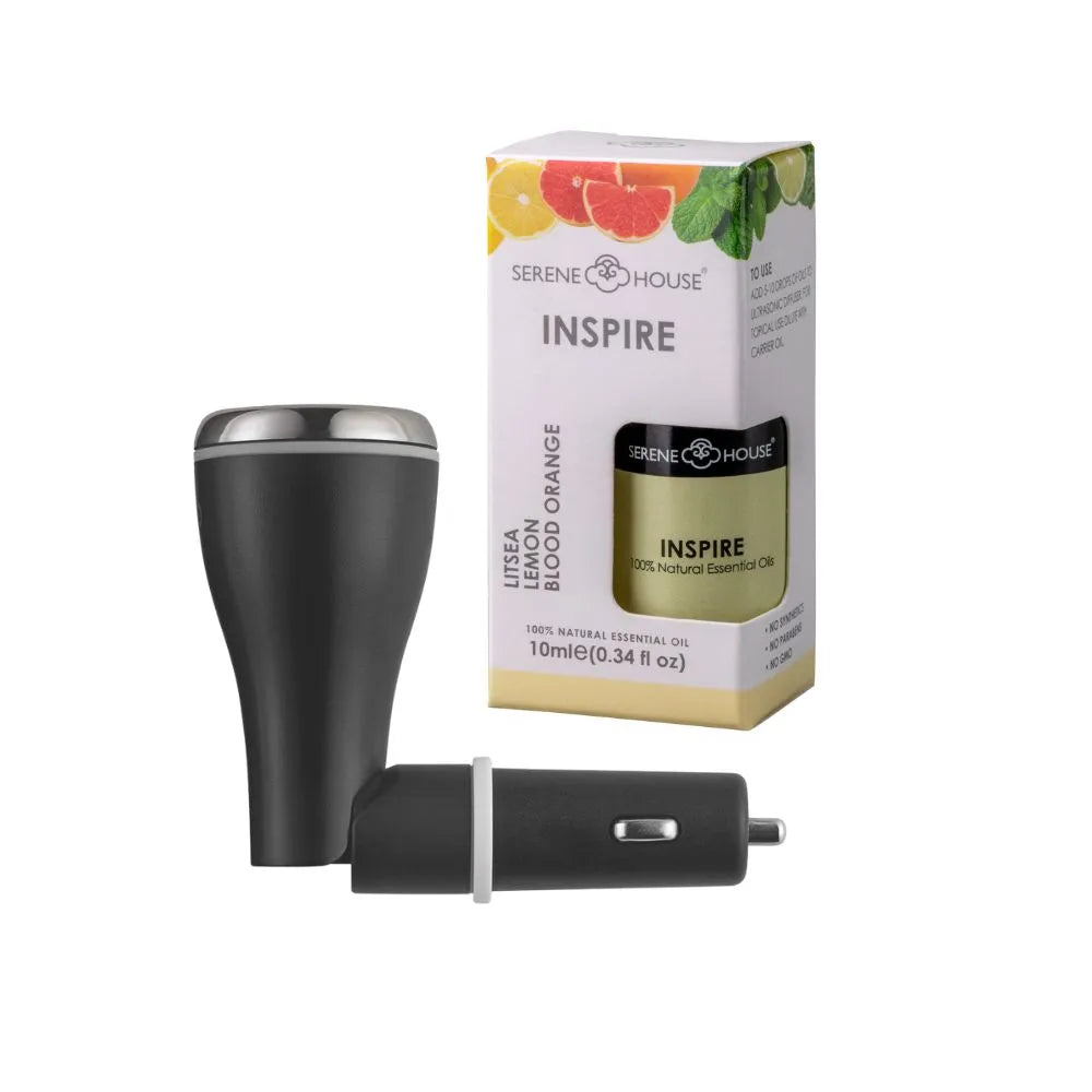 Knight Black Prestiż - dyfuzor samochodowy na olejki eteryczne USB