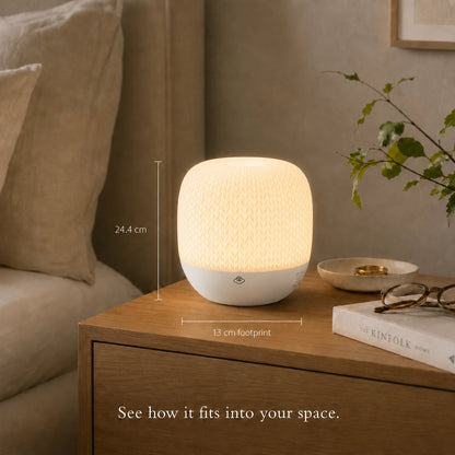 Knit ceramiczny dyfuzor ultradźwiękowy z timerem, wyłącznikiem i LED