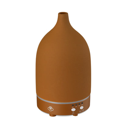 Vapor Terracotta Ceramic Ultrasonic Diffuser with Timer, On/Off Switch and LED
