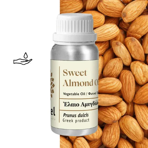 Olej ze słodkich migdałów 100ml tłoczony na zimno, nierafinowany (Prunus dulcis) ekologiczny