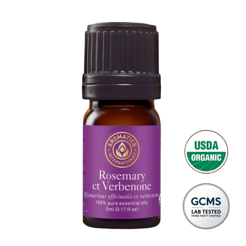 Olejek eteryczny Rozmarynowy ct werbenon (Rosmarinus officinalis ct verbenone/Salvia rosmarinus) – organiczny