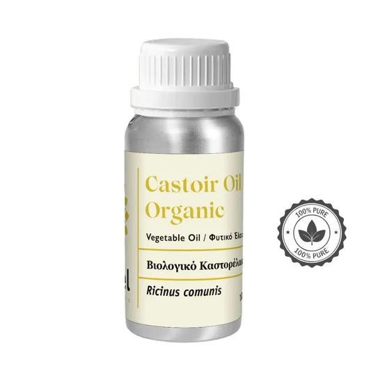 Olej rycynowy organiczny (Ricinus communis) tłoczony na zimno, nierafinowany