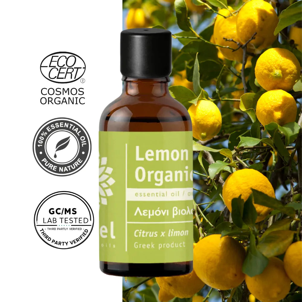 Organic Lemon (Citrus x limon) Essential Oil