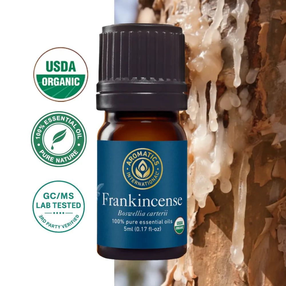 Olejek Eteryczny kadzidłowy z Kadzidłowca Frankincense (Boswellia carterii) – organiczny