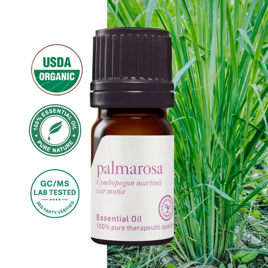 Palmarosa Essential Oil (Cymbopogon martinii var. motia), olejek naturalny
