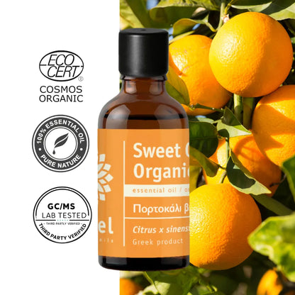 Organic Sweet Orange (Citrus x sinensis) Essential Oil