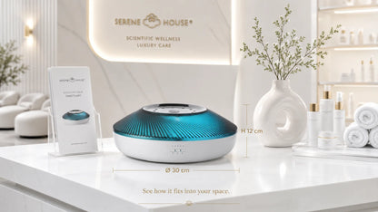 Ori White dyfuzor ultradźwiękowy z funkcją podwójnej atomizacji i Bluetooth