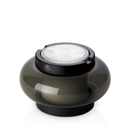 Arc Grey Glass Scented Wax Warmer for Refills – USB, LED, Smoke and Soot Free