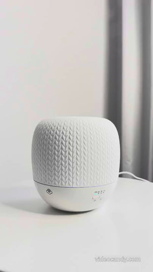 Knit Ceramic Ultrasonic Diffuser with Timer, Switch and LED
