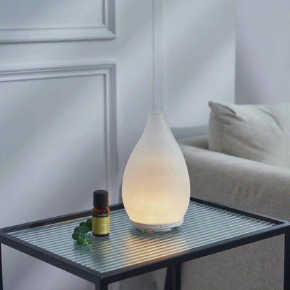 Bud Glass Ultrasonic Diffuser with LED and Auto Shut-Off