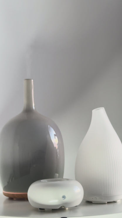 Dyfuzor zapachowy do domu ceramiczny Setaria z LED i automatycznym wyłączeniem