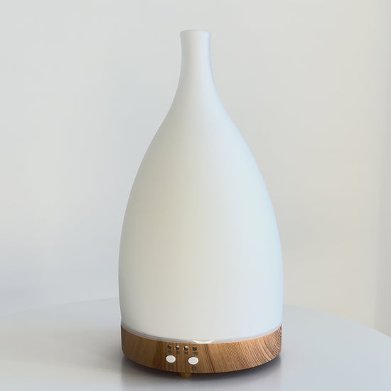 Corona szklany dyfuzor ultradźwiękowy z timerem, wyłącznikiem i LED