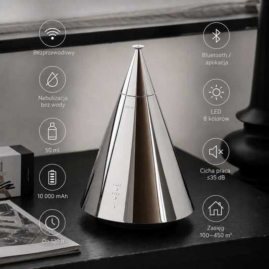 Kabelloser Duftdiffusor Kairo Smart – Vernebler für ätherische Öle mit App
