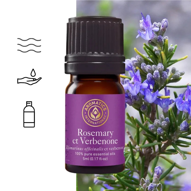 Rosmarinöl mit Verbenon (Rosmarinus officinalis ct verbenone/Salvia rosmarinus) – Bio