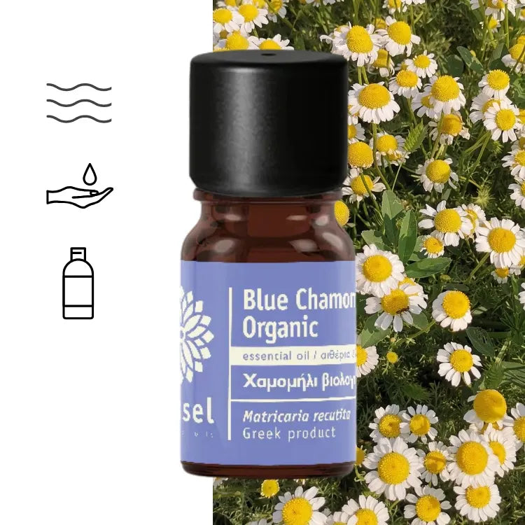 Olejek Eteryczny Rumianek Niemiecki (Matricaria recutita) – ct farnesene / α-bisabolol oxide A organiczny